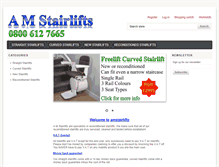 Tablet Screenshot of amstairlifts.co.uk